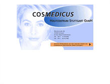 Tablet Screenshot of cosmedicus.de